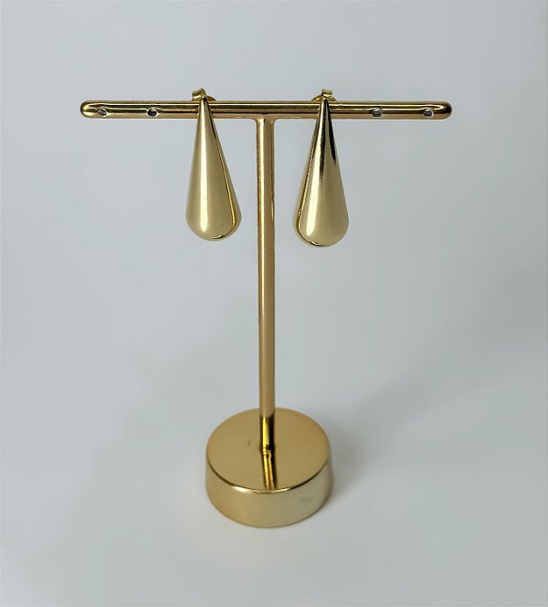 Brinco em Formato de Gota Fina