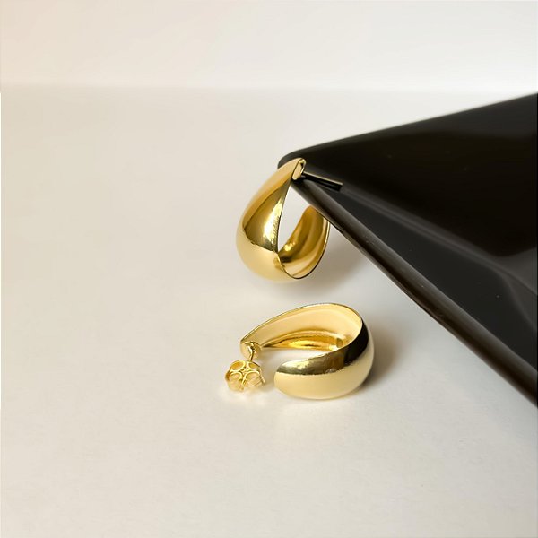 Brinco Argola Oval Lisa