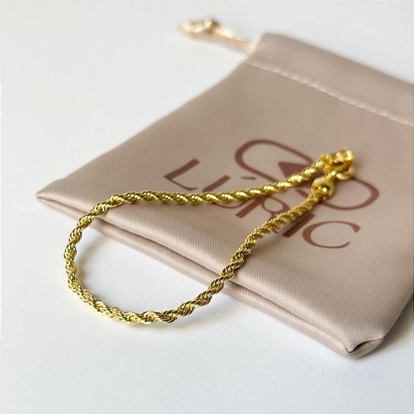 Pulseira Cordão Baiano 2,5mm 18cm