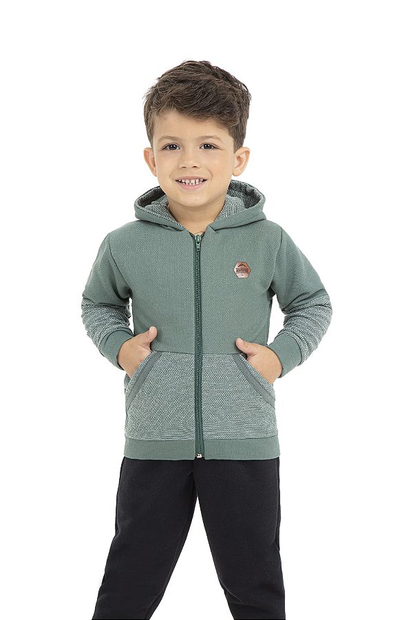 Jaqueta moletom masculina