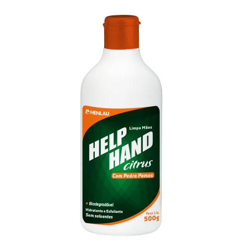 LIMPA MAOS HELP HAND CITRUS 500G