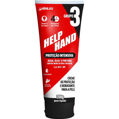LUVA QUIMICA HELP HAND G3 200G