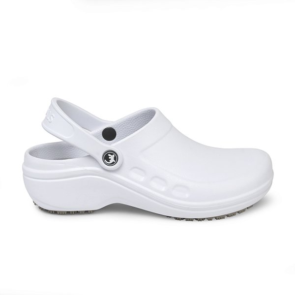 SAPATO CLOG  ANTIDERRAPANTE BRANCO - STICKY SHOES