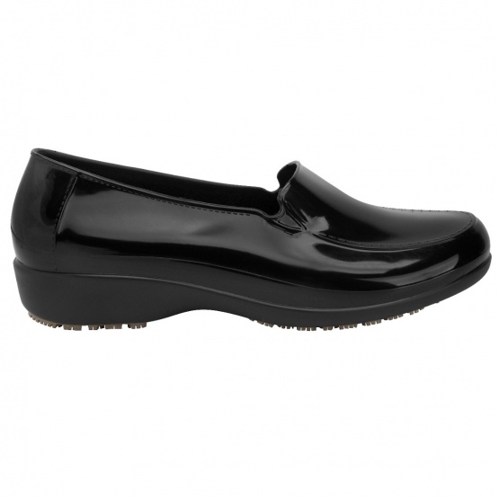 SAPATO SOCIAL  ANTIDERRAPANTE IMPERMEAVEL  FEMININO PRETO - STICKY SHOES