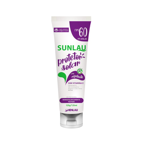 PROTETOR SOLAR FPS 60 COM REPELENTE E VITAMINA E 120G