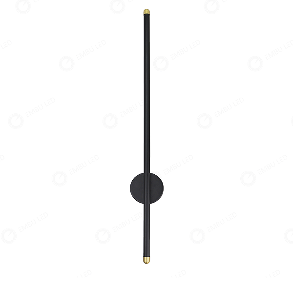 Arandela One Way Luz Indireta Preto 90cm LED 20W 3K/4K/6,5K EBAR61700
