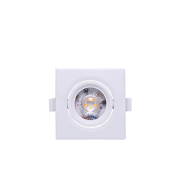 Spot de Embutir Quadrado Alltop LED 5W 6500K Bivolt Taschibra