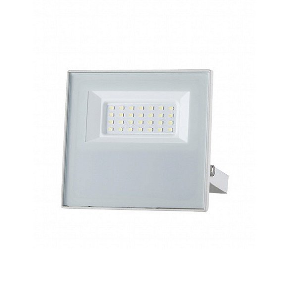 Refletor LED TR Slim 30W 3000K IP65 Branco - Taschibra