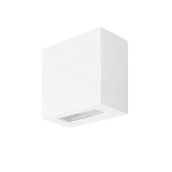 Arandela Alumínio 2 Fachos Vidro 1x G9 10x10x5 Cm - Branco