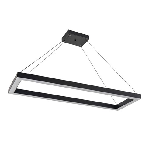 Pendente Retangular Tract Slim LED 36W 3000K 54x28,5cm 19410/54LED3
