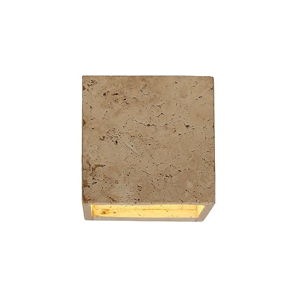 Arandela Travertino 12x12x12cm 1xG9 DCB02668