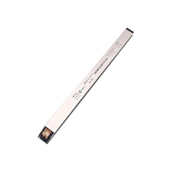 Driver Fonte Slim Fita LED 100W 8A 12v Bivolt Embuled EBDV0034