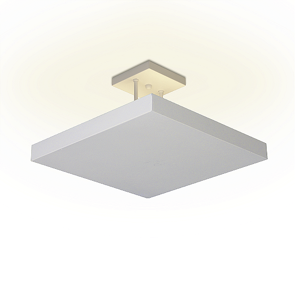 Plafon Home com haste 50x50cm 6xE27 Usina Design 252/5E