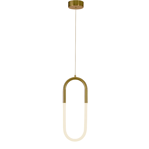 Pendente LED 10W 3000K Bronze 50x18cm cabo 1,5m DCD01253