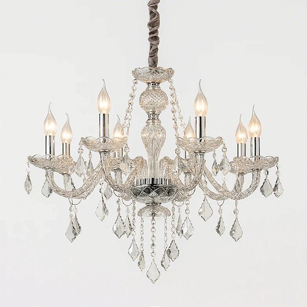 Lustre Maria Thereza Cristal Transparente 12xE14 SL-9840/H12 TR