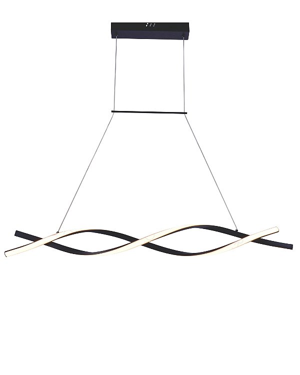 Pendente LED 44W 3000K/4500/6500K C100cm cabo 150cm Preto FD16040