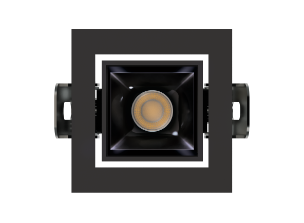 Luminária de Embutir Recuado Square Micro 3W 3000k 15º STL25362PTO-BP/30