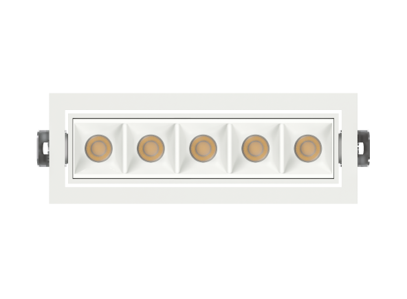 Embutido Recuado Square Micro 11,5W 2700k 5 focos STL25365BR/30