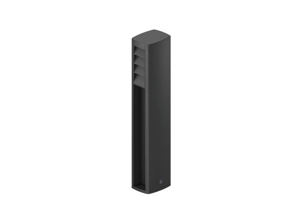 Poste Angular Vertik 3W 2700K 40º 400mm 24v IP65 Preto STL25785/27