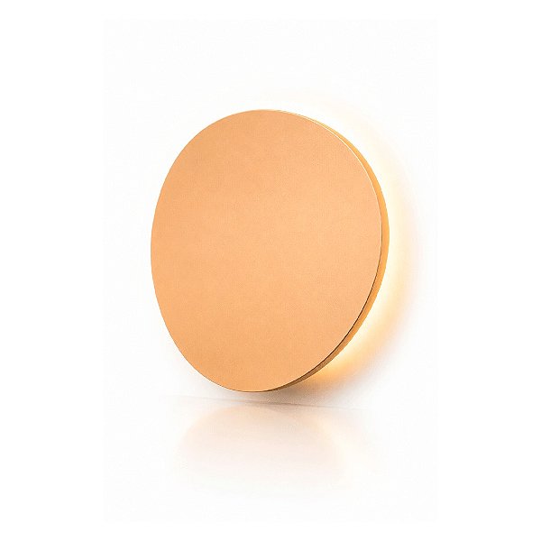 Arandela Luz indireta Eclat Gold LED 7W 3000K bivolt EBAR9072