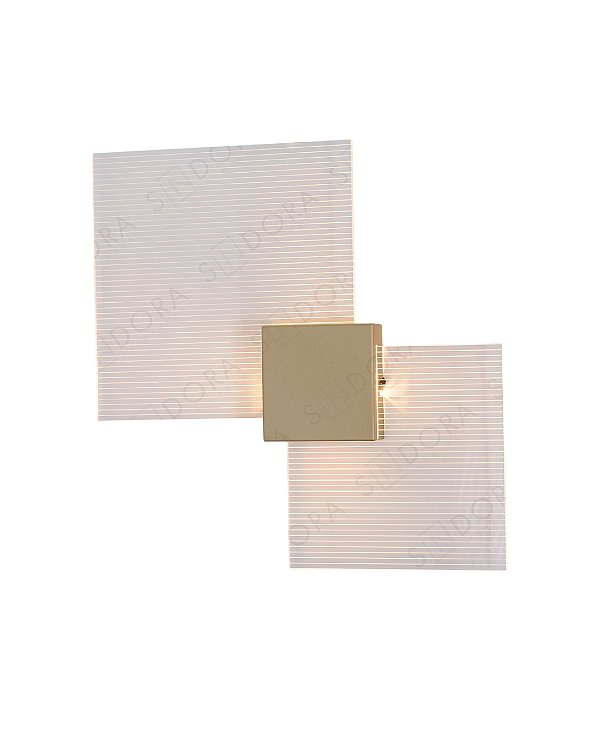Arandela LED 12W 3000K 38x38cm 1200lm Dourado DCB015104