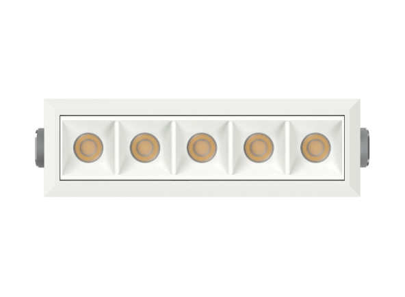 Embutido Recuado Square Micro 11,5W 2700k 5 focos STL25369BR/27