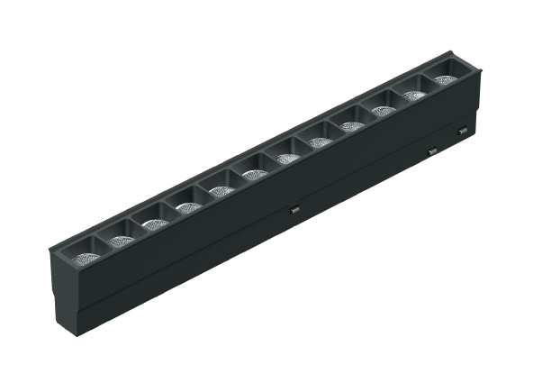 Luminária para trilhos S.Line Pontual 8W 24º 24v Preto STL24420PTO/27