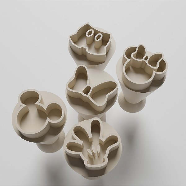 Kit com 05 Carimbos docinhos/brigadeiro - Mickey Mouse 1