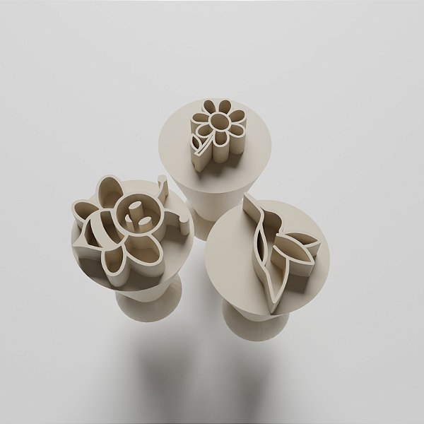 Kit 03 Carimbos para docinhos/brigadeiro - Jardim Encantado 1