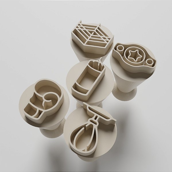 Kit com 05 carimbos para docinhos/brigadeiro - Boxe