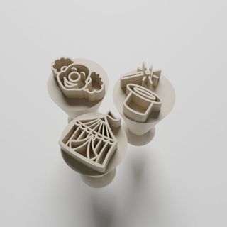 Kit com 03 Carimbos para docinhos/brigadeiro - Circo 1