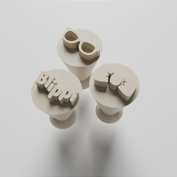 Kit com 03 Carimbos para docinhos/brigadeiro - Blippi