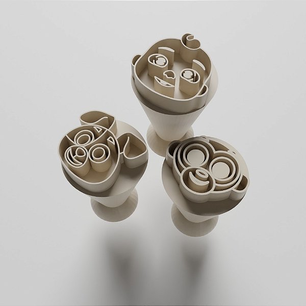 Kit com 03 Carimbos para docinhos/brigadeiro - Little Angel