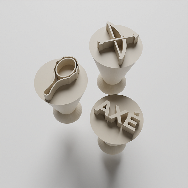 Kit com 03 Carimbos para docinhos/brigadeiro - Axé