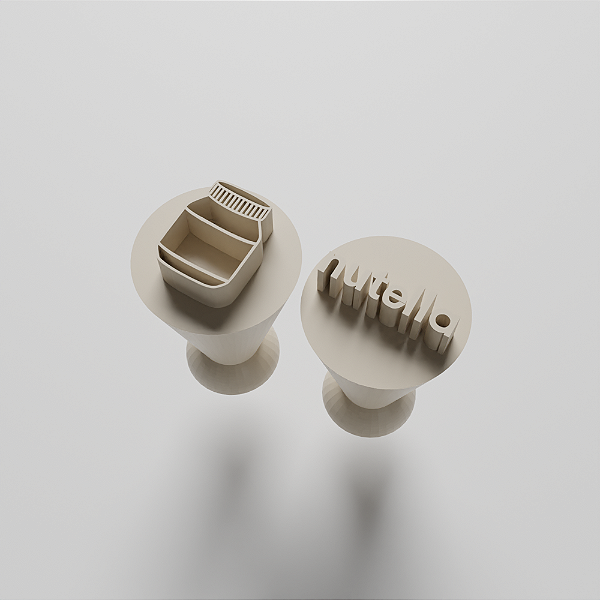 Kit com 02 Carimbos para docinhos/brigadeiro - Nutella