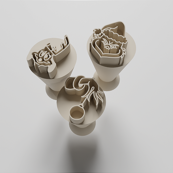 Kit com 03 Carimbos para docinhos/brigadeiro - Grinch NATAL