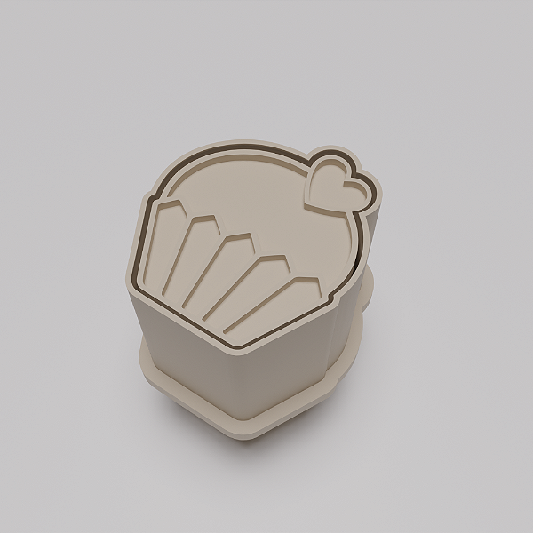 Ejetor e modelador de docinhos/brigadeiro - Brigadeiro com Coração