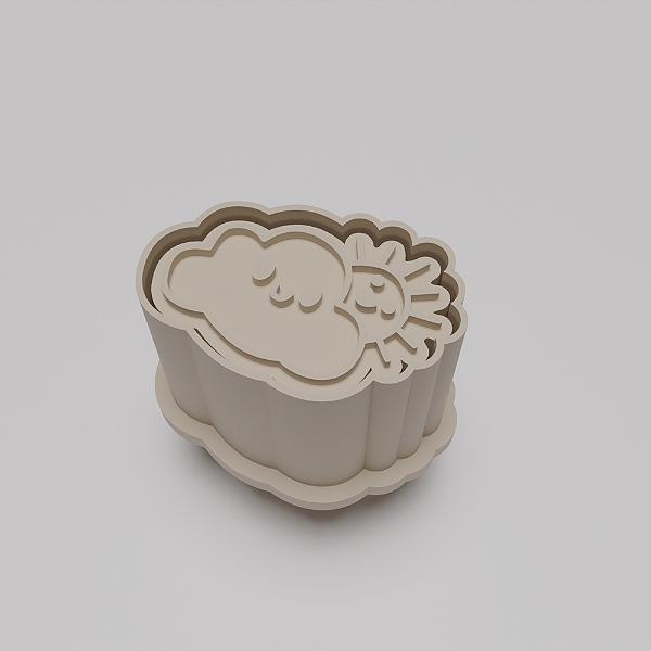 Ejetor e modelador de docinhos/brigadeiro - Nuvem Sorrindo