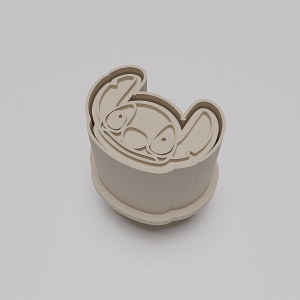 Ejetor e modelador de docinhos/brigadeiro - Stitch