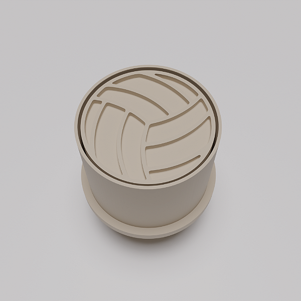 Ejetor e modelador de docinhos/brigadeiro - Bola de Vôlei