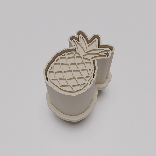 Ejetor e modelador de docinhos/brigadeiro - Abacaxi