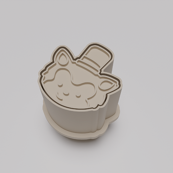 Ejetor e modelador de docinhos/brigadeiro - Lobo Mau