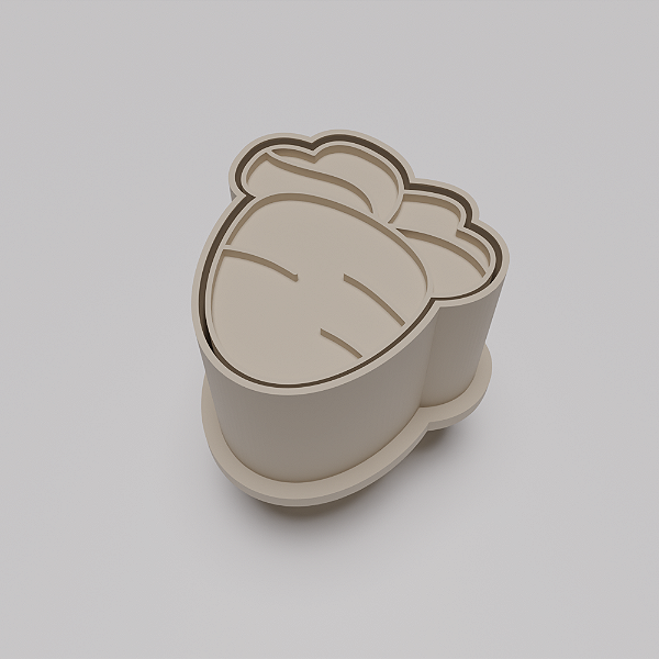 Ejetor e modelador de docinhos/brigadeiro - Cenoura Gigante