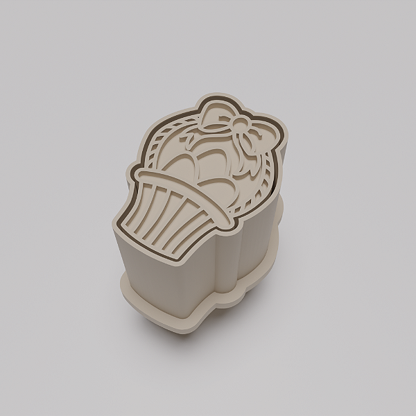 Ejetor e modelador de docinhos/brigadeiro - Cesta de Páscoa