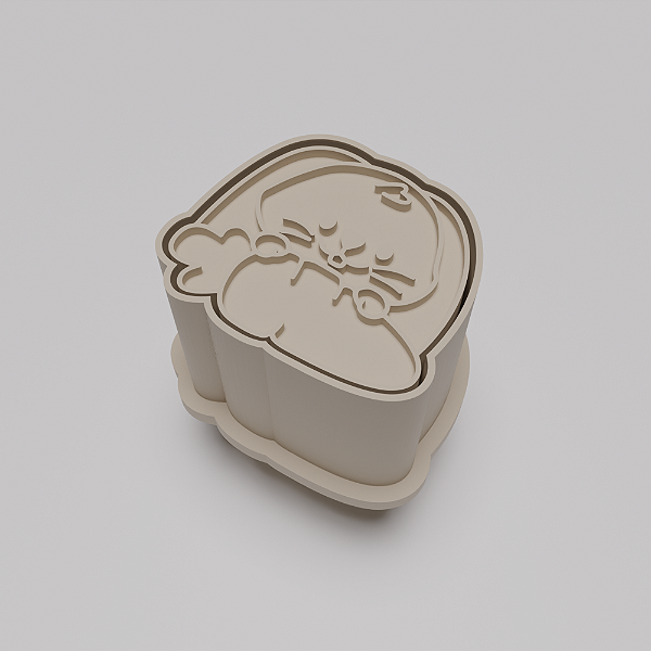 Ejetor e modelador de docinhos/brigadeiro - Coelho com Cenoura Gigante