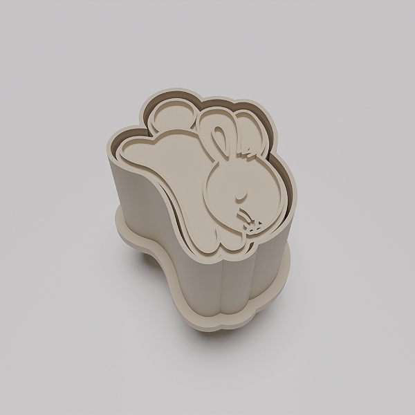 Ejetor e modelador de docinhos/brigadeiro - Coelho Pulando