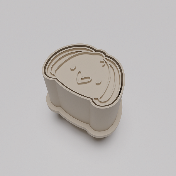 Ejetor e modelador de docinhos/brigadeiro - coelho com Nariz de Coração