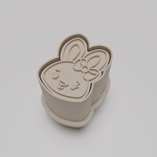 Ejetor e modelador de docinhos/brigadeiro - Coelinha