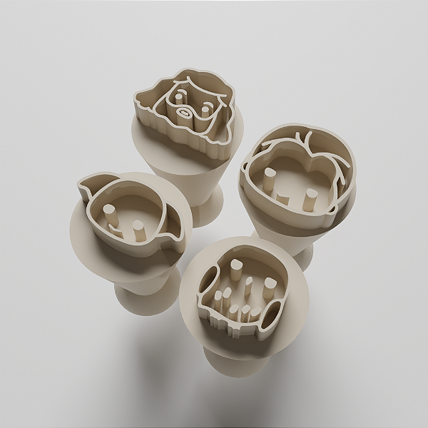 Kit com 04 Carimbos para docinhos/brigadeiros - Harry Potter Baby 2