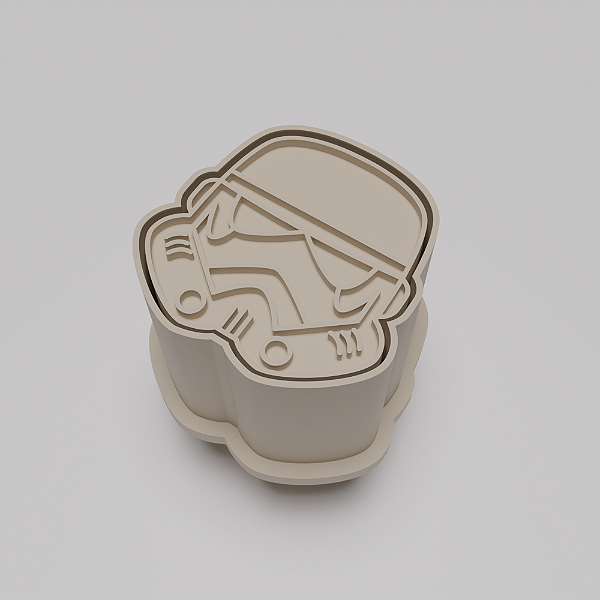 Ejetor e modelador de docinhos/brigadeiro - Stormtrooper Star Wars